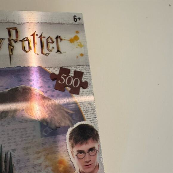 Harry Potter Prime 3D Puzzle Hogwarts Castle & Hedwig 500+ Pieces 24x18 COMPLETE - Picture 5 of 14